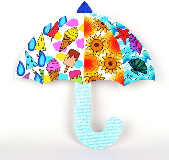 나만의 종이 우산꾸미기, 1개