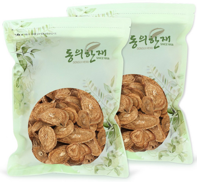 동의한재 중국산 구수하게 볶은 햇 우엉차 우엉볶음, 1kg, 2개