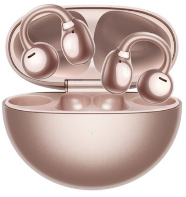 화웨이 FreeClip 블루투스 오픈형 이어폰, t0017, 로즈골드