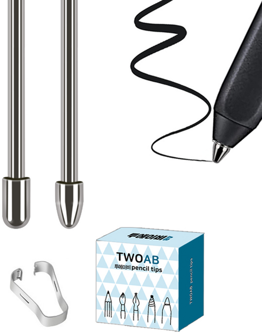 투에이비 갤럭시탭 S펜 호환 메탈 펜촉 SET, Spen펜촉, 1세트