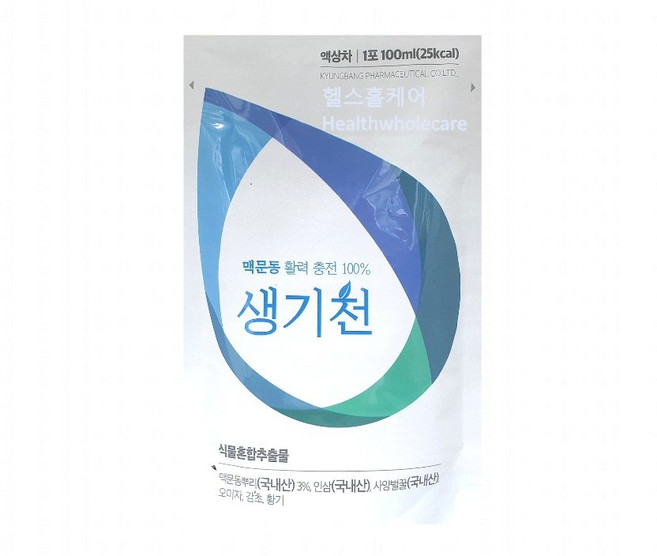 경방신약 생기천 맥문동 인삼 오미자 황기 감초 벌꿀, 1개