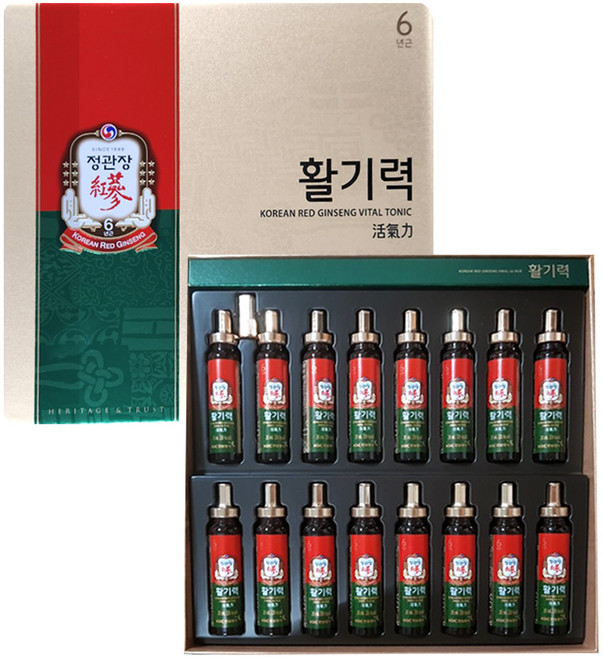 정관장 활기력 세트 16p, 320ml, 1세트