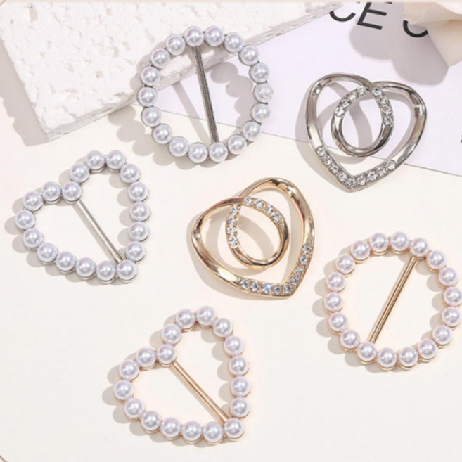 쁘띠 미니 스카프링 스카프 고리 홀더 클립 매는법 6종