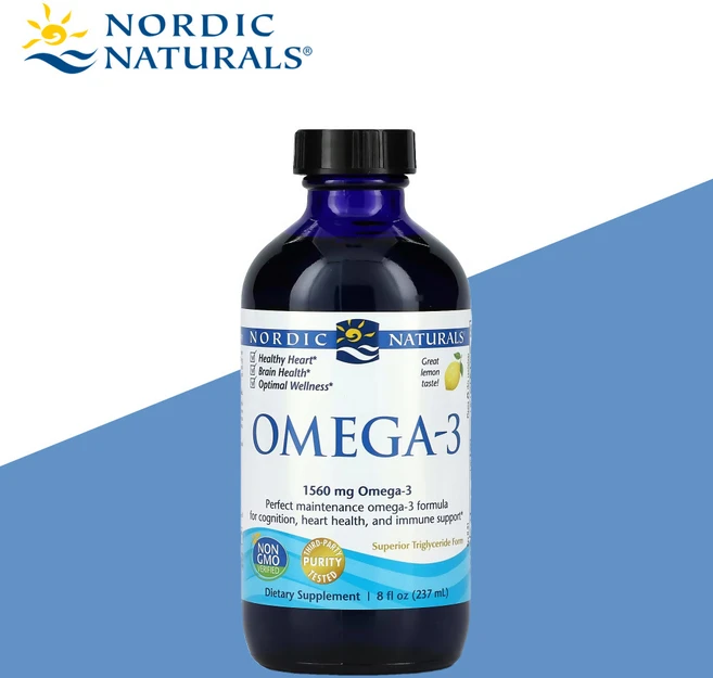 노르딕내츄럴스 오메가 3 1560mg 레몬, 237ml, 1개 - 쿠팡