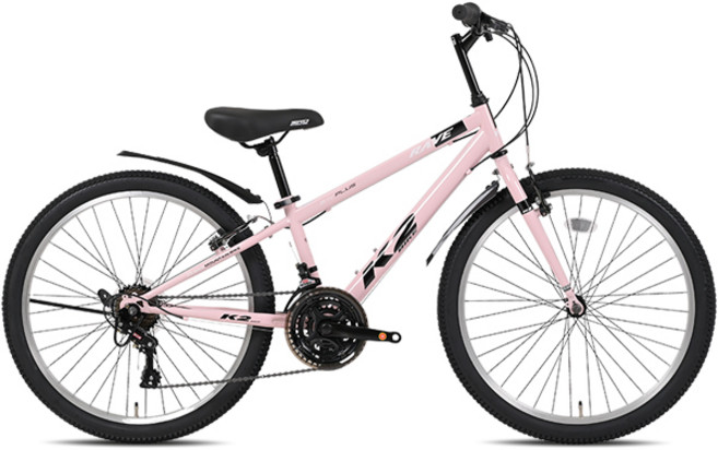 2026 케이투바이크 레이브GS 플러스 24인치 주니어 초등학생 MTB 자전거, 1개, 156cm, 코랄핑크