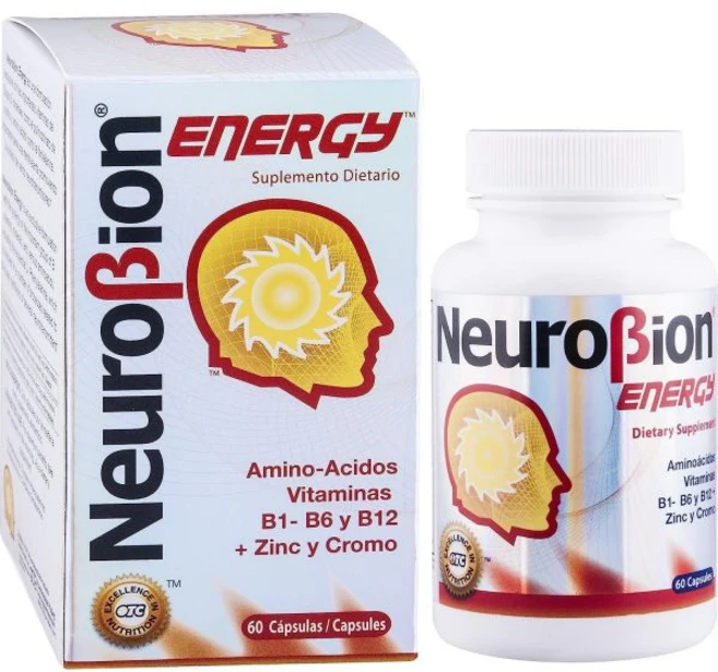 뉴로바이온 에너지아미노산 60개3개팩 미국내수용, 60 Count (Pack of 1), 1개, 60정 - 쿠팡