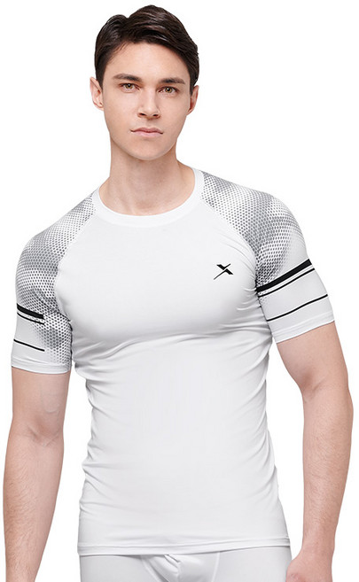기어엑스 뉴 스포츠 플러스 남성 반팔 라운드03-2(화이트)