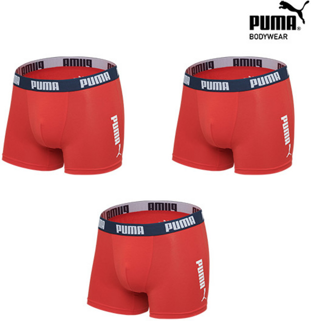 (이월/리오더) [푸마] 남성 레드에디션 드로즈 3종 세트