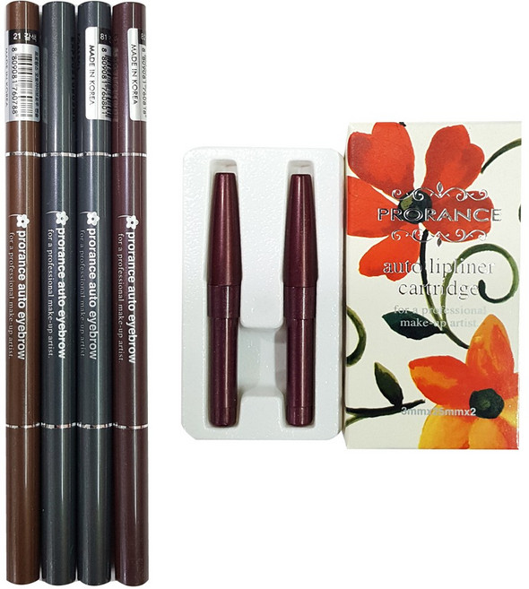 프로랑스 오토 아이브로우 펜슬 본품 리필 6색 택1일, 리필-22호 흑갈색, 1개
