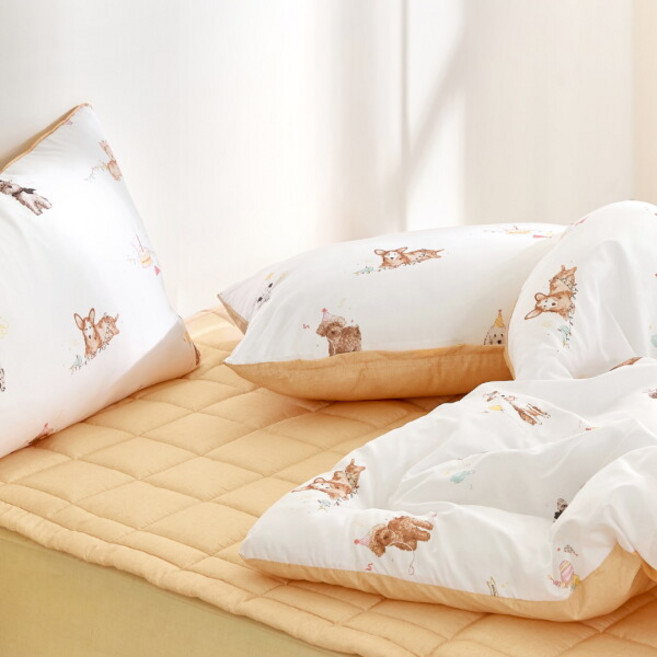 [파르페by알레르망] 도기더기 알러지케어 다운필 차렵이불 S/SS, S(SS)_차렵이불단품, 상세 설명 참조