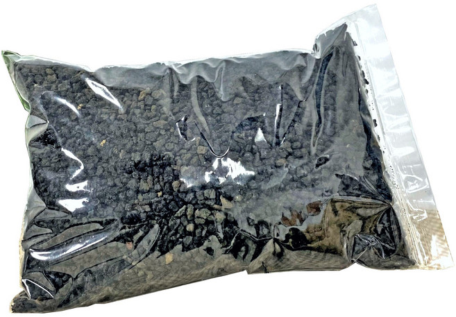 火山石 1.5公升 - 水族箱底砂裝飾，天然多孔過濾，淨化水質, 紅火山石：小粒(3-6mm), 1個