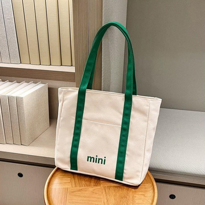 mini 가벼운 캔버스 에코백