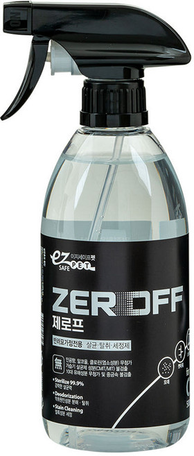 이지세이프펫 제로프 고양이탈취제 고양이 화장실 소독 탈취제 500ml, 1개