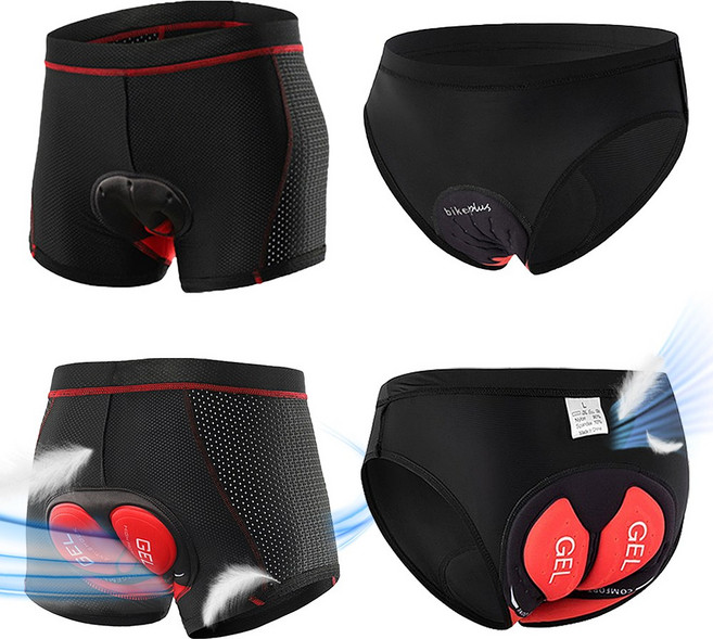 5D 자전거 속바지 엉덩이 패드 젤 쿠션 팬티 사이클 팬츠