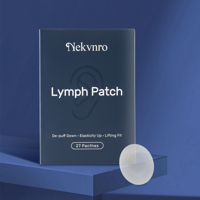 이어액티브패치 이어테라피 이어림프패치 프랑스 혈자리 귀 지압 패치 귀 붓기 스티커 붓기 귀침 스티커 이어리프팅패치, 1개, 27개입