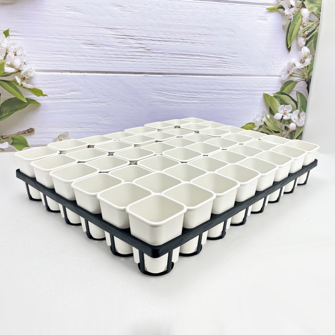 특허 사각 플분 1호 48개 + 48구 연결 트레이 세트, 2.특 사각 1호 화이트 48개+48구, 1개