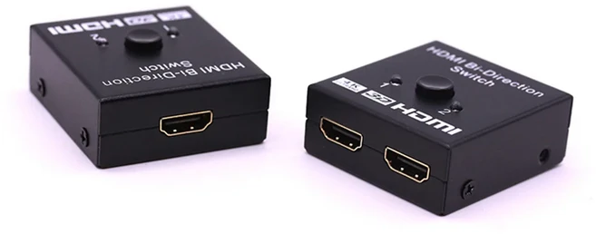 양방향 스위치 HDTV 2.0 4K 60HZ HDTV 스플리터 스위처 1x2 2x1 신형 듀얼 2포트 어댑터 컨버터 울트라 HD, 02 4K 30Hz 2 PCS