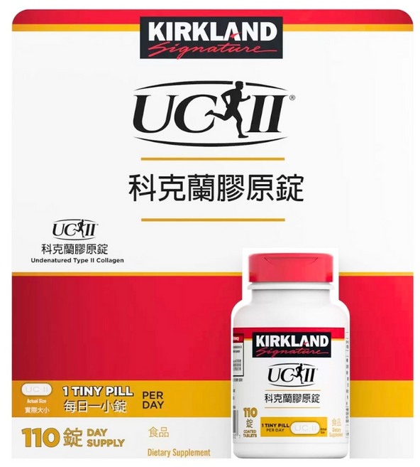 Kirkland Signature 科克蘭膠原錠 1日1錠, 1個, 110顆