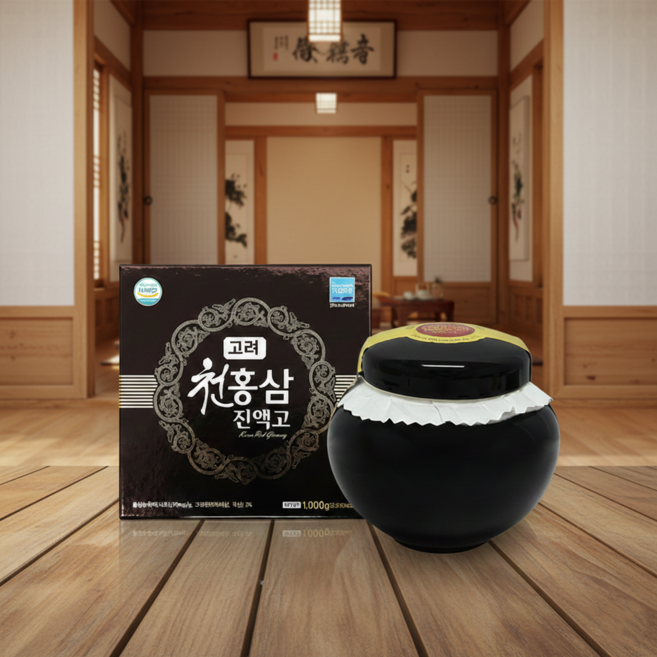 진웰빙 고려 천홍삼 진액고 국내산 홍삼농축액 선물용, 1개, 1kg