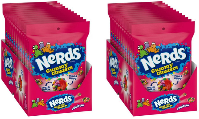 Nerds 너즈 구미 클러스터 레인보우 젤리 간식추천 대용량 코스트코, 142g, 20개