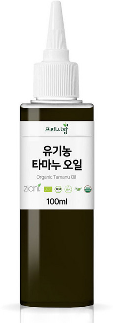 유기농 타마누 오일 냉압착 비정제 오가닉, 1개, 100ml