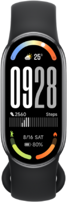 Xiaomi 小米手環 10 NFC 智能手環, 黑色, 1.72吋, 藍牙