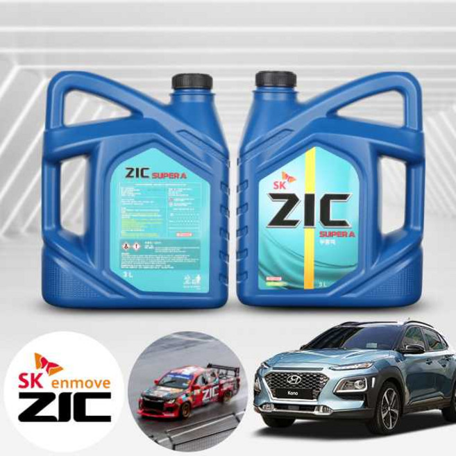 코나 1.6d 지크(ZIC) SUPER A 부동액 3L 자동차 냉각수 엔진 냉각액 EG 쿨런트 녹방지 사계절용