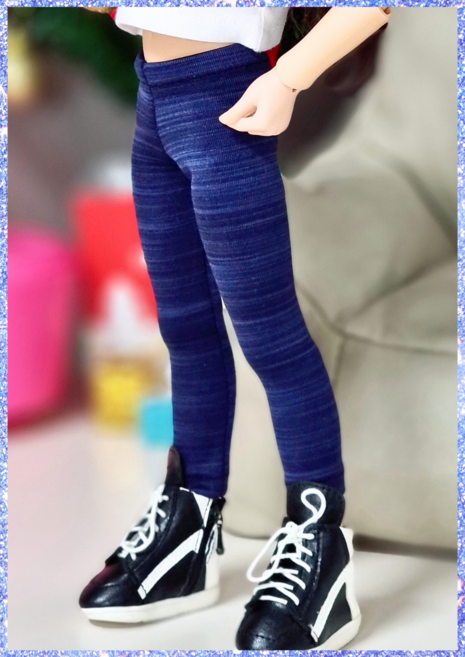 #파올라레이나 32cm( 네이비패턴 레깅스 )#USD 26cm #도리스돌 30cm #마구샵 #구체관절인형 #인형옷, 파올라레이나 32cm, 1개