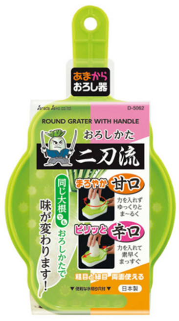 일본 사나다/무우 양파 손잡이 강판 소스용, 1개, 무우/양파 강판 D5062