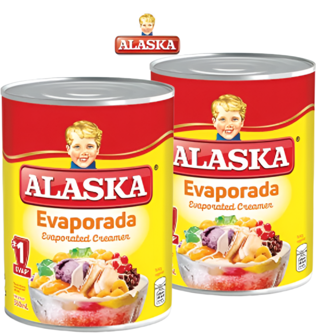 [PERA PLUS] ALASKA Evaporada milk 360ml 필리핀 에바포라다 밀크 무가당연유, 2개