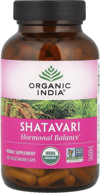 몸관리하세요 겨울입니다 Organic India 샤타바리 베지 캡슐 180정(캡슐 1정당 400mg) 특별관리진행, OrganicIndia샤타바리베지캡슐180정캡슐1정당4, 1개, 180정 - 쿠팡