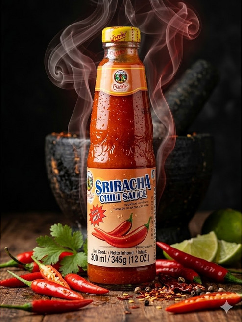 태국 스리라차 칠리 소스 (Extra HOT) Sriracha chili sauce 300ml 핫소스 worldfood, 2개