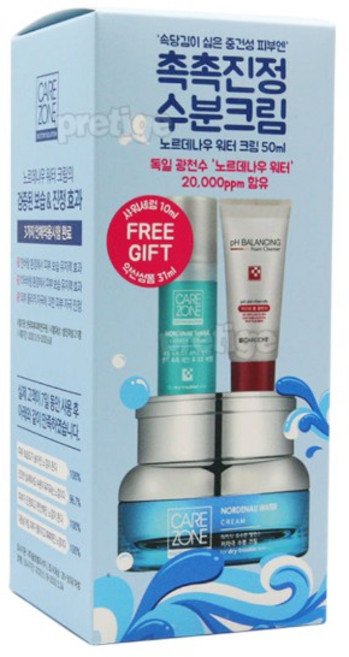 케어존 닥터솔루션 노르데나우 워터 크림 50ml 기획세트, 1개