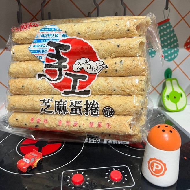 福義軒 手工芝麻蛋捲 家庭號 (500g), 1個, 手工芝麻蛋捲大(葷食)(500g))