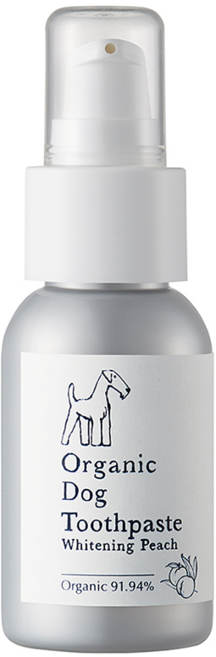 NiNiJA Organics 犬用牙膏 藍莓 50g, 1個, 有機蘆薈美白牙膏50g(犬用)(桃子味)