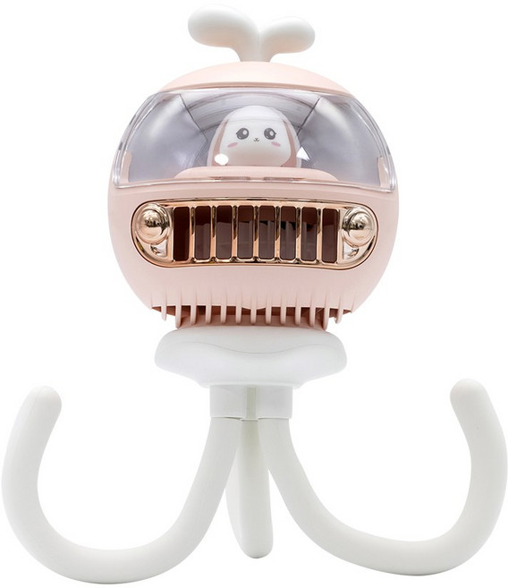 모기 구충제 유모차 충전 야외 작은 3600MAH 공기 여행 휴대용 냉각기 배터리 USB, CHINA, F68 Pink