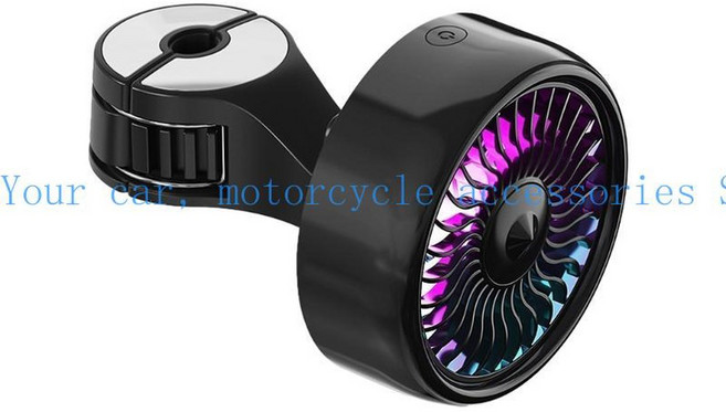 31BC의 팬 USB 미니 팬카 에어 쿨러 공기 출구 센터 콘솔을위한 LED, 1. Black, 블랙, 1개