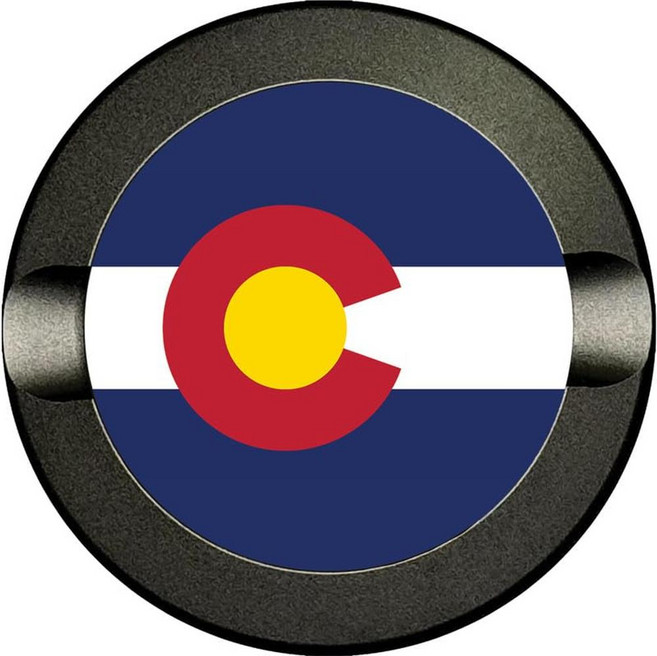 Metal Zyn 컨테이너 - 금속 진 홀더 - Zyn 메탈 캔 - Zyn 홀더용 금속 용기 - 그를 위한 금속 진 캔 골프 선물 - 골프용 Zyn 컨테이너 - 콜로라도 주 깃