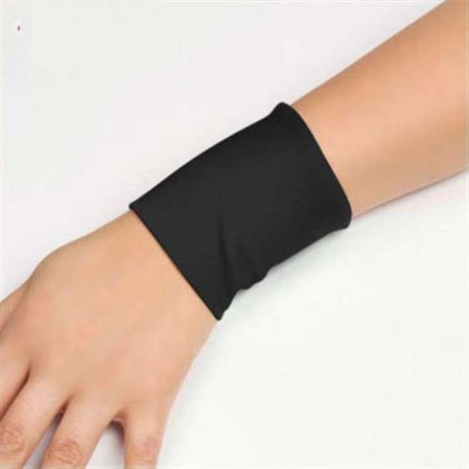 팔토시 스크린 스포츠 흉터 문신 손목 소매 팔꿈치 짧은 가리개, 한개옵션1, 16 블랙 (한 쌍), 1개