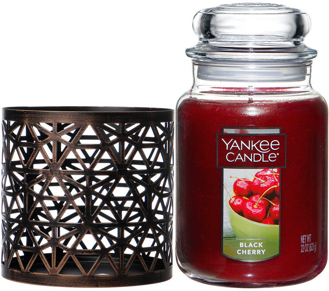 양키캔들 라지 자 623 g + 자 슬리브 세트, 01 벨몬트, 03 클린 코튼