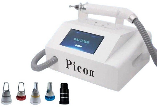 문신제거기 눈썹 지우는 레이저 문신 제거기 반영구 아이라인 제거 피부관리 기기 휴대용, E. 피코II 아이브로우 5개+벌집헤드 배달