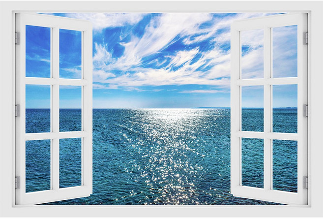 코나 주방아트보드 주방 부엌 청결 인테리어 꾸미기 셀프 창문 인피니티블루, 1개