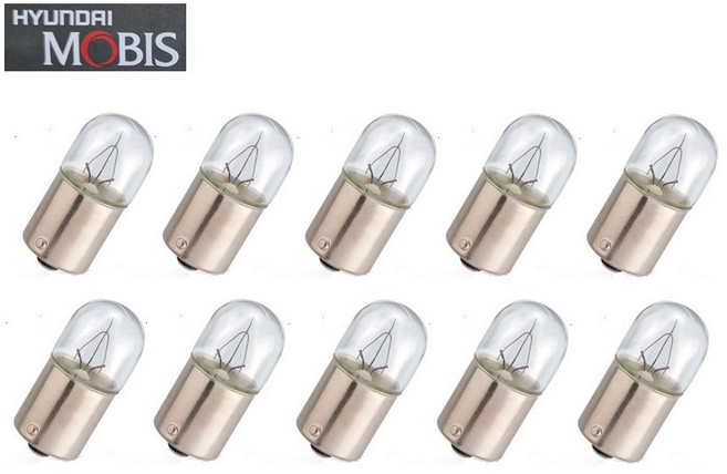 지노기업/24V 모비스 꼬마전구/R10W/번호등/넘버등/전구/큐/화물차/대형트럭/브레이크등/10개/카고/덤프/후미등/특장차/윙바디/탑차/트레일러/벤츠/볼보/만/이베코/스카니아, 1세트