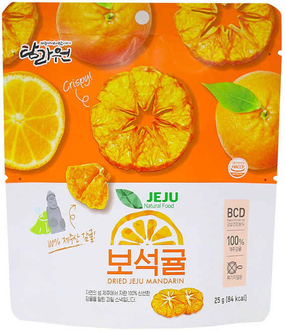 제주 감귤 보석귤 파우치, 1개, 25g