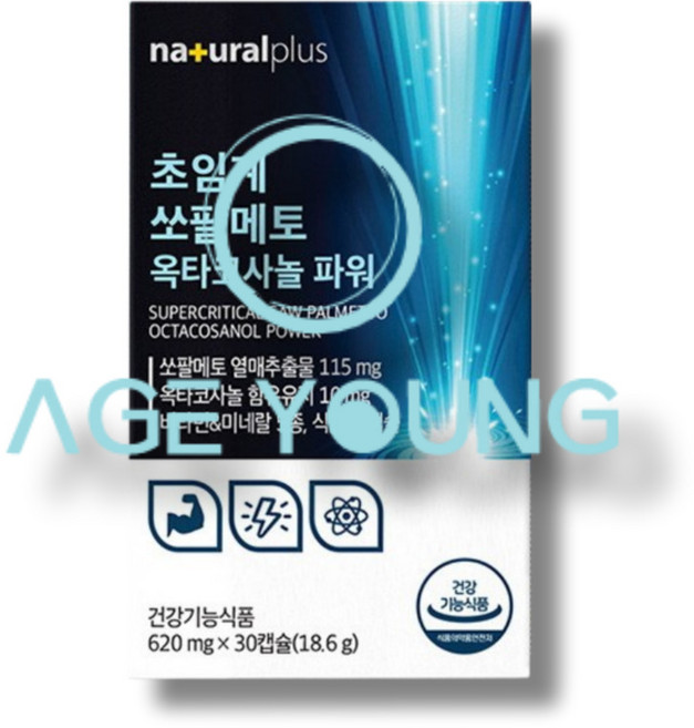 쏘팔메토 소팔코사놀 소팔매 옥타코 라우르산, 1개, 30정