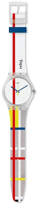 견본 SWATCH 손목시계 THE RED SHINY LINE 더 레드 샤이니 라인 New Gent 뉴 젠트 SUOZ297 수입품