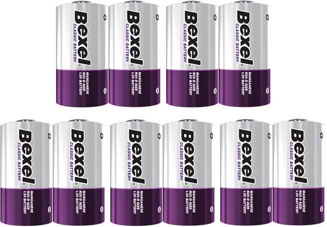 벡셀 망간 D형 건전지, 1개, 10개입