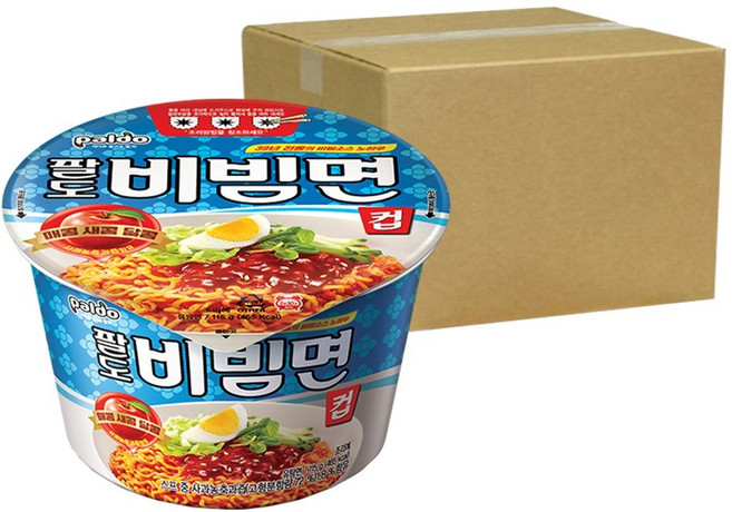 팔도비빔면 컵 115g, 16개