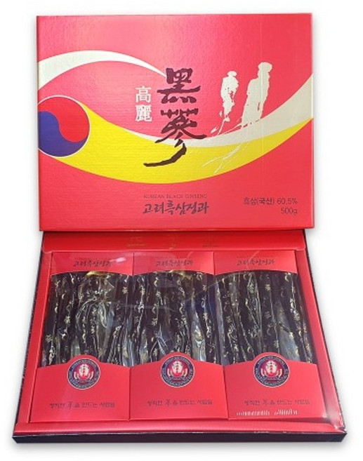동진제약 고려흑삼정과 흑삼 건강식품, 1박스, 500g