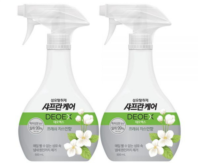 샤프란케어 데오엑스 프레쉬자스민향 500ml X 2개